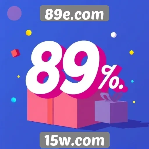 Promoções e bônus disponíveis no 89e.com